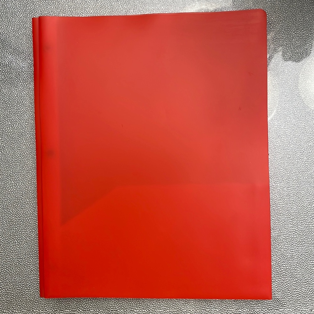 D3 Casemate Prong Poly Polyfolio in Red (NEW)